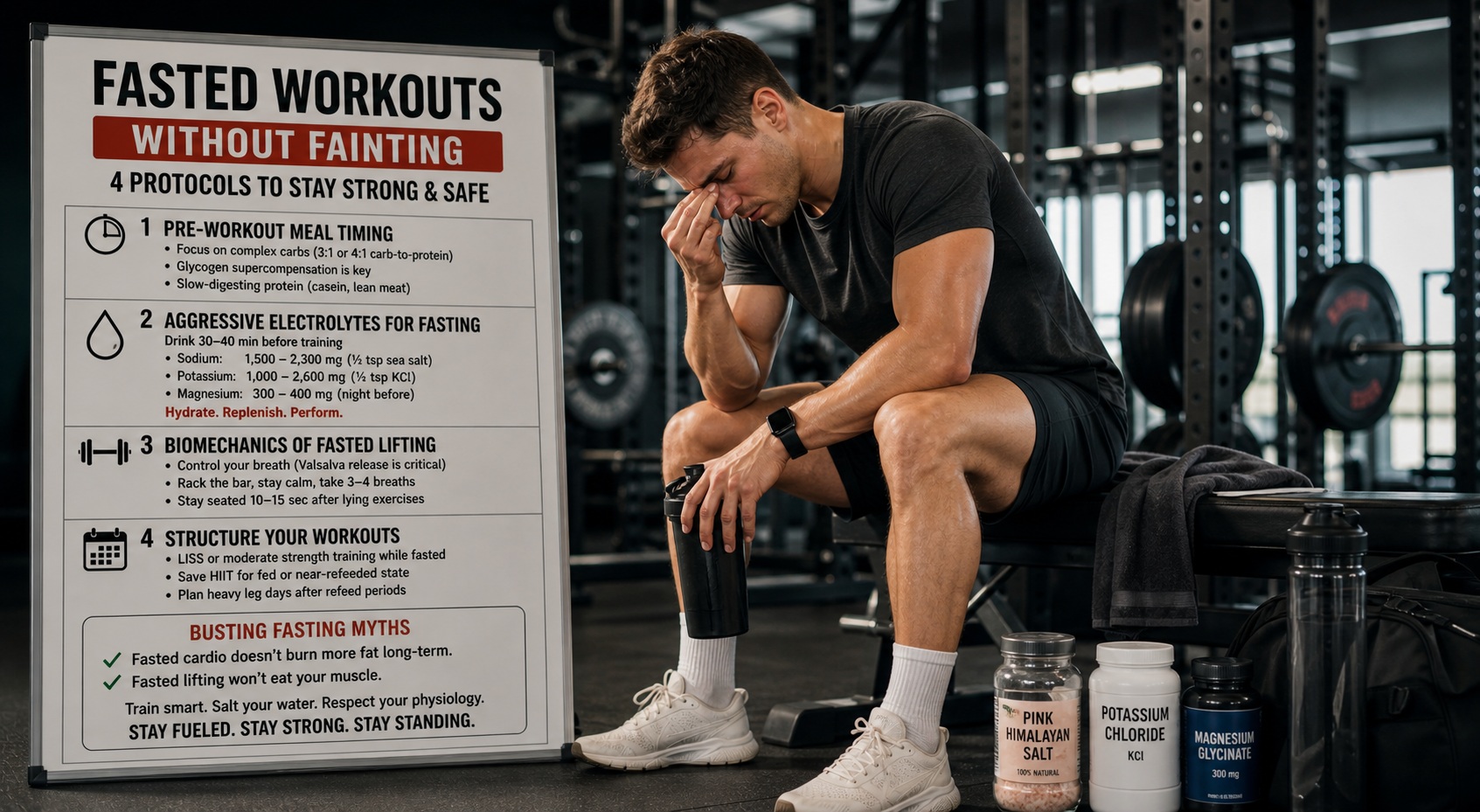 Working Out Fasted Without Feeling Dizzy: The Science 